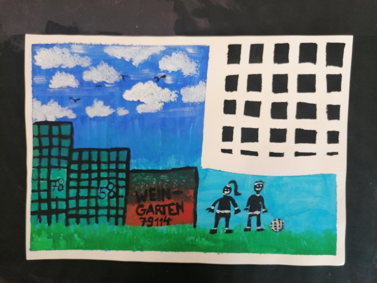 Blick aus dem Fenster