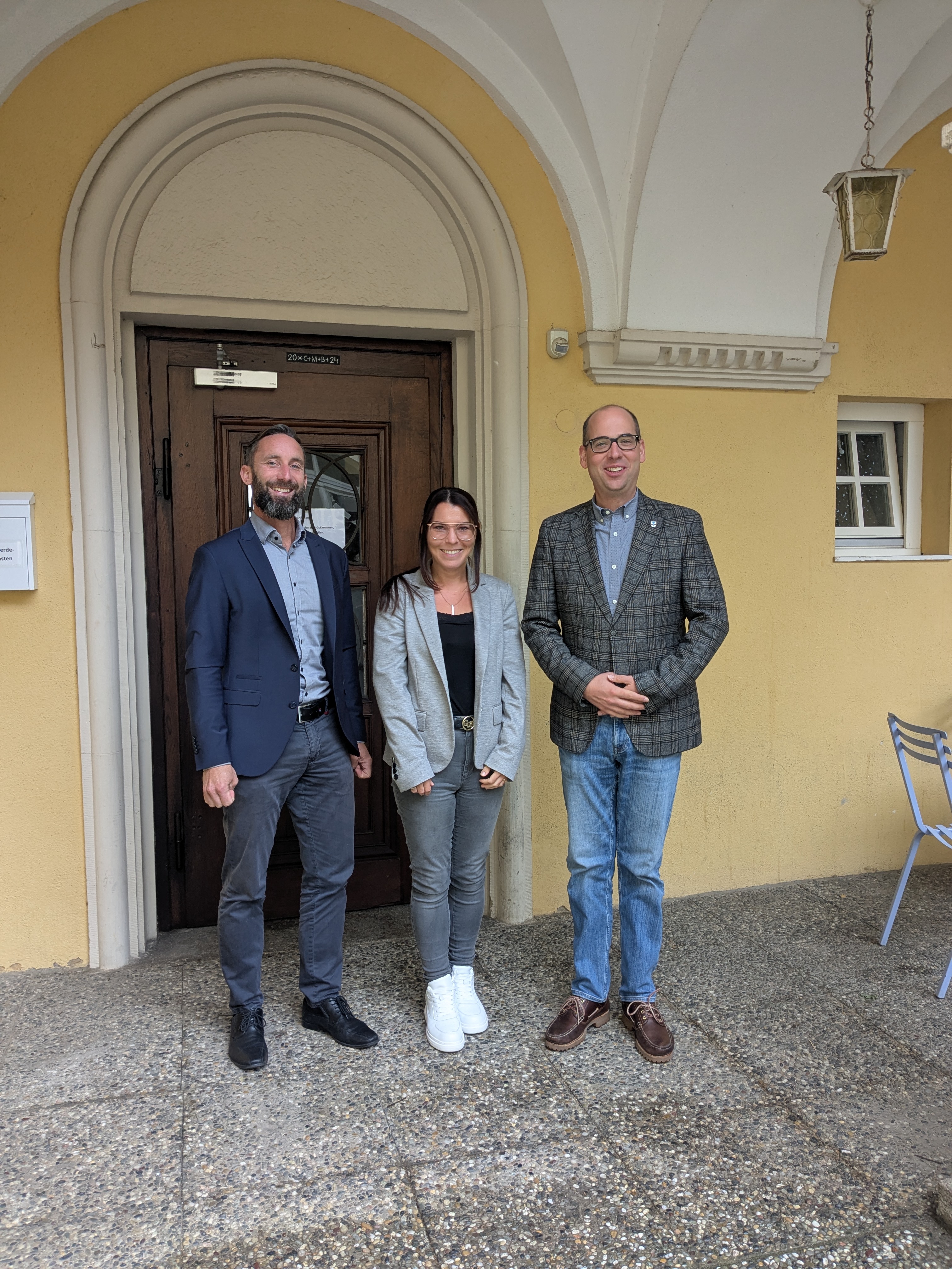 Johannes Kopp mit S. Krehl und A. Schaaf