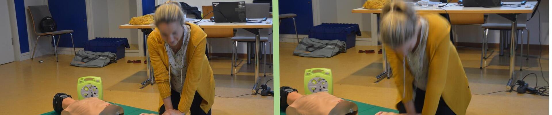 Defibrillator für den Hellberg