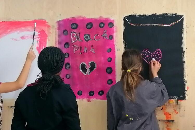 Kunstunterricht im SFS